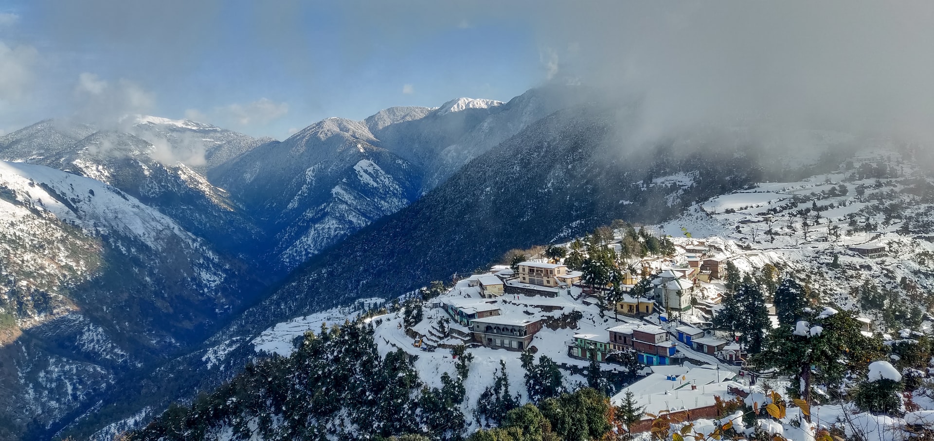 हिमाचल बर्फबारी, मध्य प्रदेश शीतलहर, तापमान गिरावट"