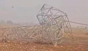"सीधी में हाईटेंशन लाइन के टावर के गिरने से 5 मजदूरों की मौत, 4 घायल"