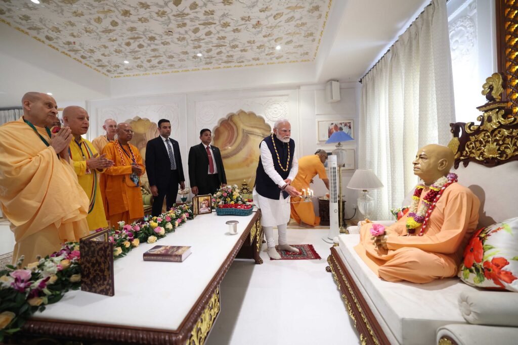 **pm-modi-inaugurates-iskcon-radha-madanmohan-temple**