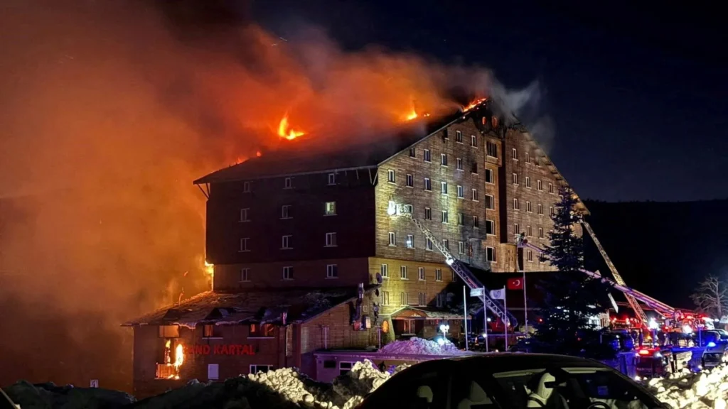 Turkey Ski Resort Fire: 66 Dead, Over 50 Injured in Major Tragedy