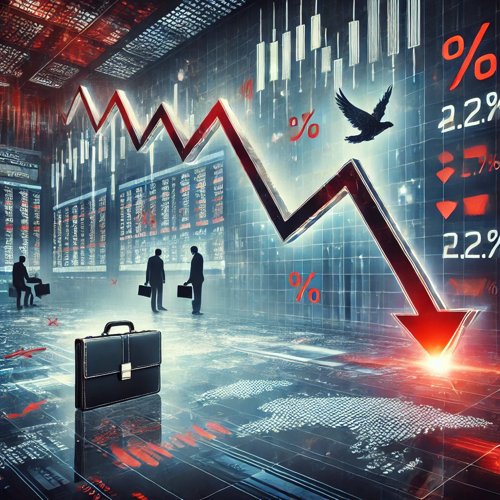 Stock Market Declines by 420 Points After Budget Presentation, Nifty and Sensex Fall