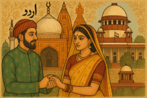 उर्दू किसी धर्म की नहीं, बल्कि गंगा-जमुनी तहजीब की पहचान है” — सर्वोच्च न्यायालय की ऐतिहासिक टिप्पणी