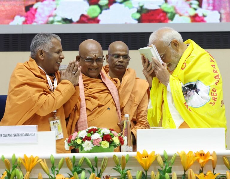 pm-modi-operation-sindoor-atma-nirbharta-narayan-guru-gandhi-meet-100-years