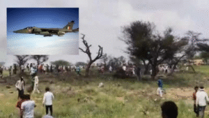 JAGUAR FIGHTER PLANE CRASH IN CHURU RAJASTHAN