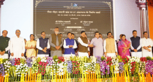 Jabalpur longest flyover inauguration by Nitin Gadkari and CM Mohan Yadav"