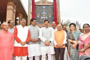 vedic-clock-inauguration-at-cm-residence-bhopal