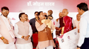 cm-mohan-yadav-mauganj-development-rudrabhishek